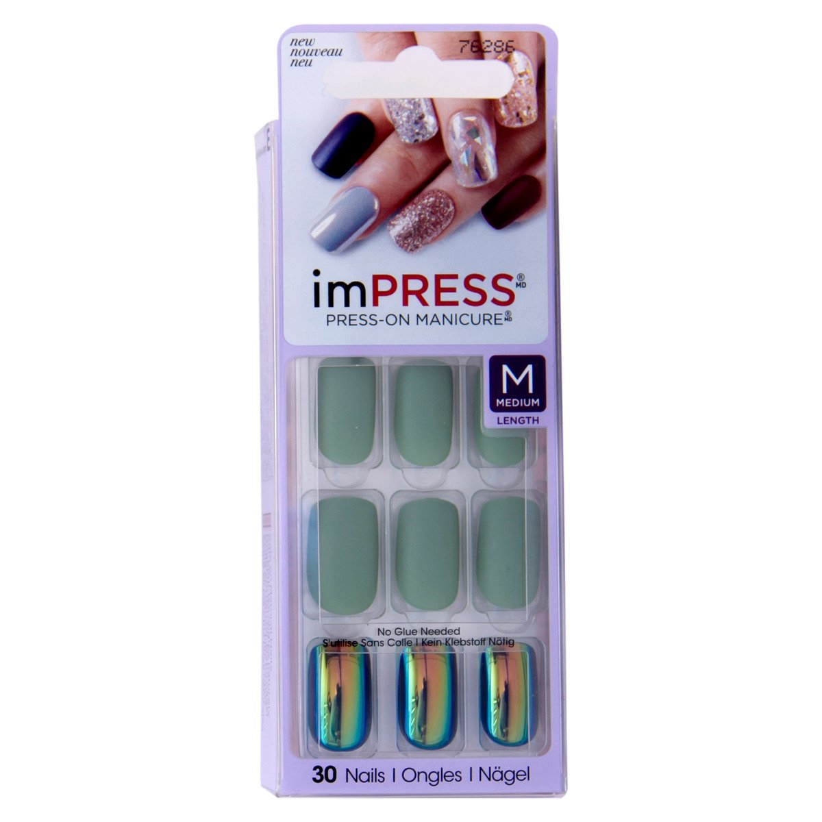 Impress Press On Manicure Nail Care Assorted 30pcs Online at Best Price |  Nail Care | Lulu UAE