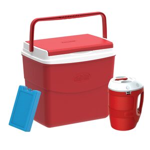 Keep Cold Picnic Ice Box 30Ltr + Thermal Jug 1.8Ltr + Ice Substitute 500ml MFIBXX111 Assorted Color