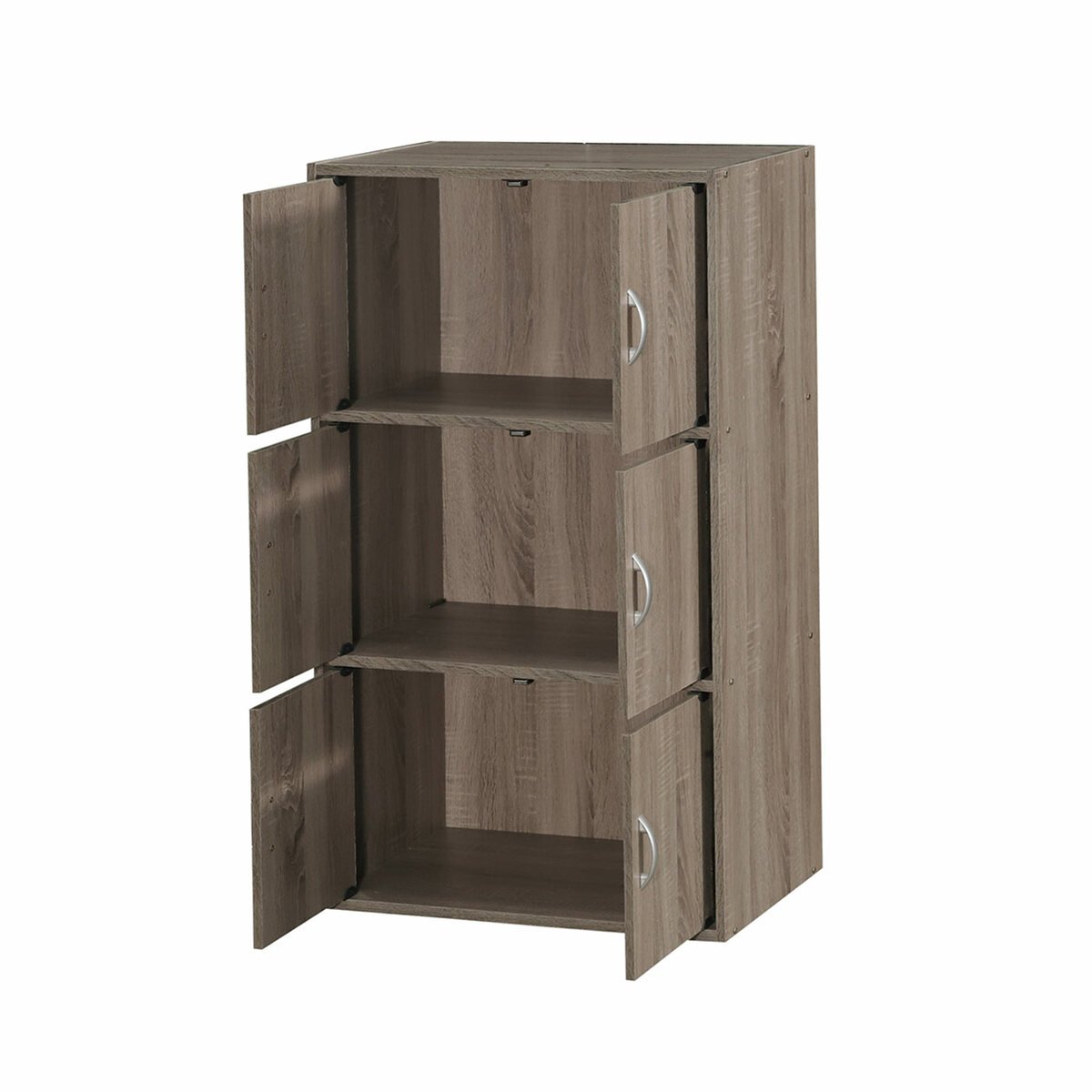 Maple Leaf Home Storage Cabinet 6-Door DN3300 Dark Oak