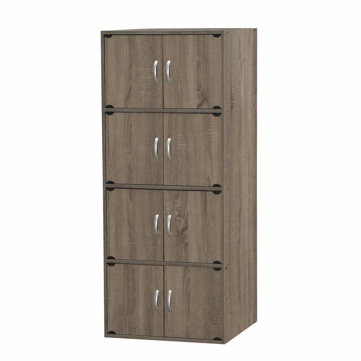 Maple Leaf Home Storage Cabinet 8-Door DN4400 Dark Oak