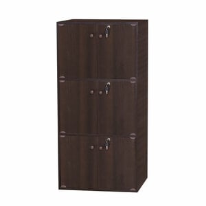Maple Leaf Home Storage Cabinet 6-Door DN4306 Brown