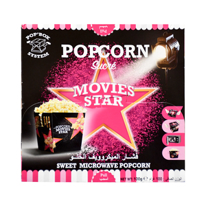 Movies Star Microwave Sweet Popcorn 100g