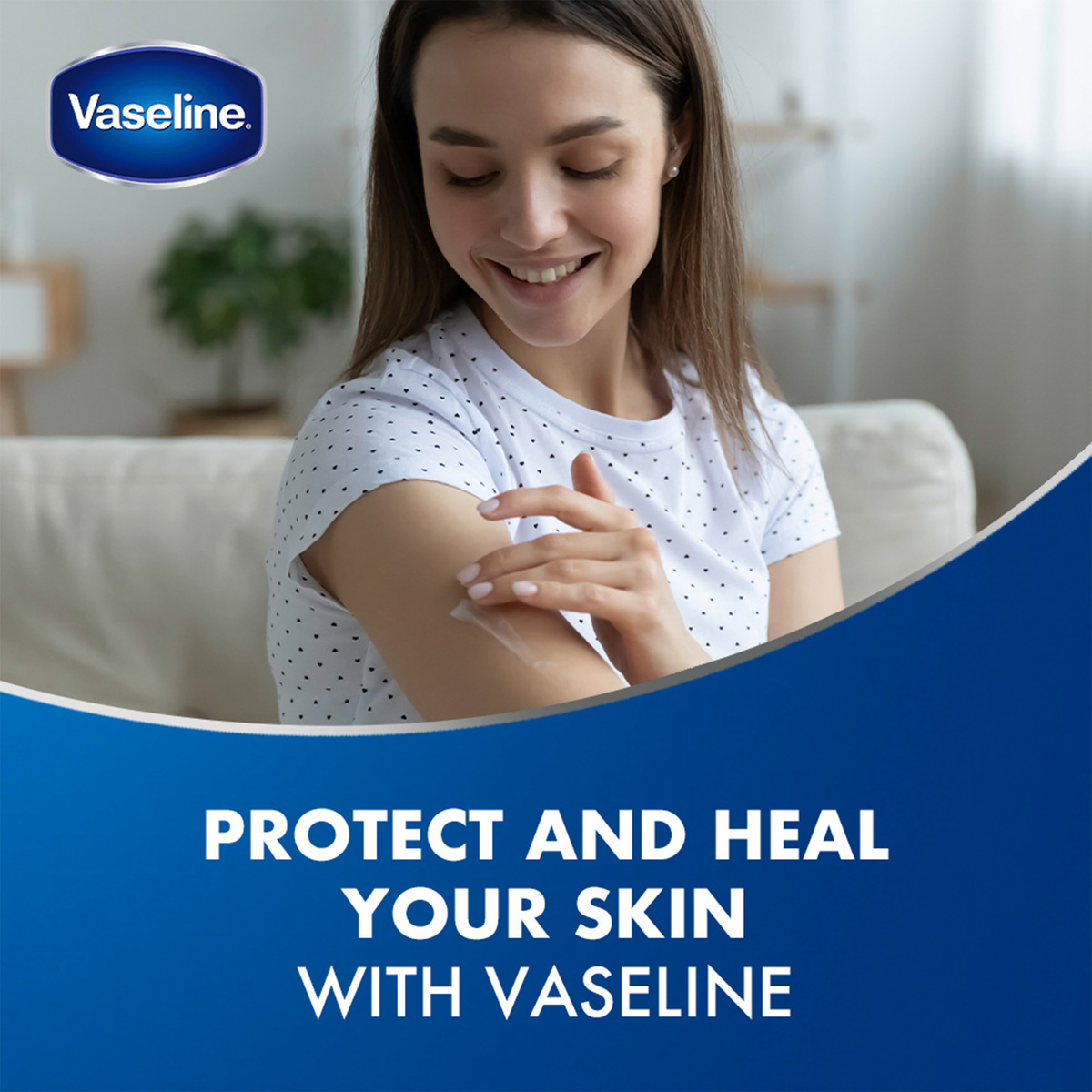 Vaseline Body Cream Intensive Care Essential Healing 120 ml