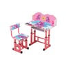 Maple Leaf Study Table & Chair KT066 Pink Assorted Colors & Designs