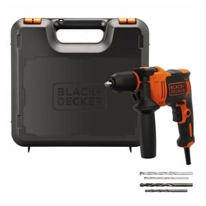 Black+Decker Hammer Drill BEH710K 710W with Kit Box