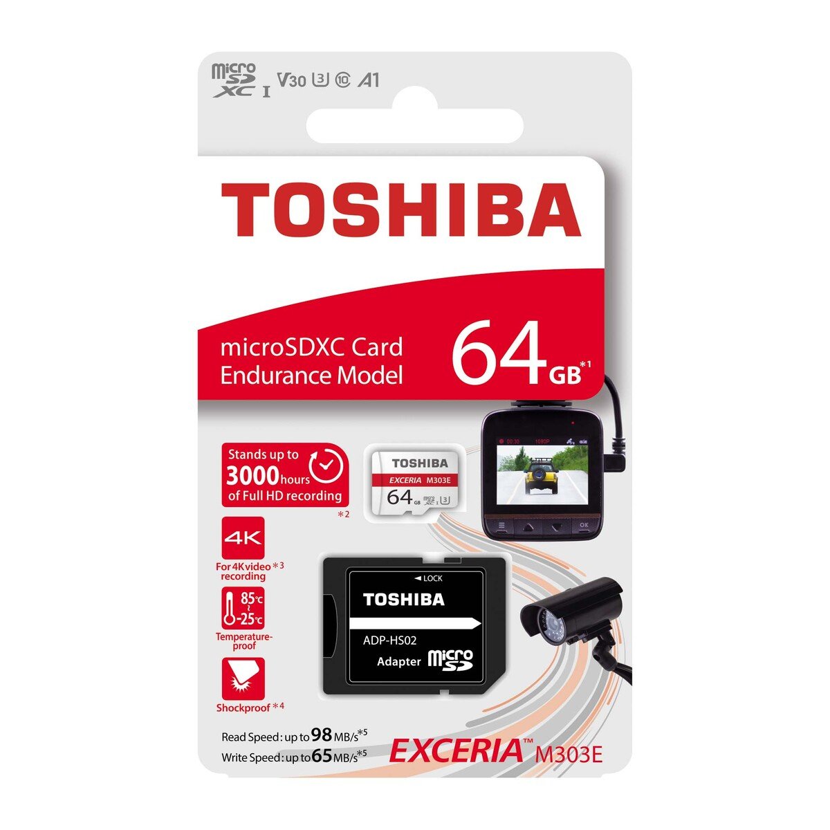 Toshiba Micro SD Card M303E 64GB