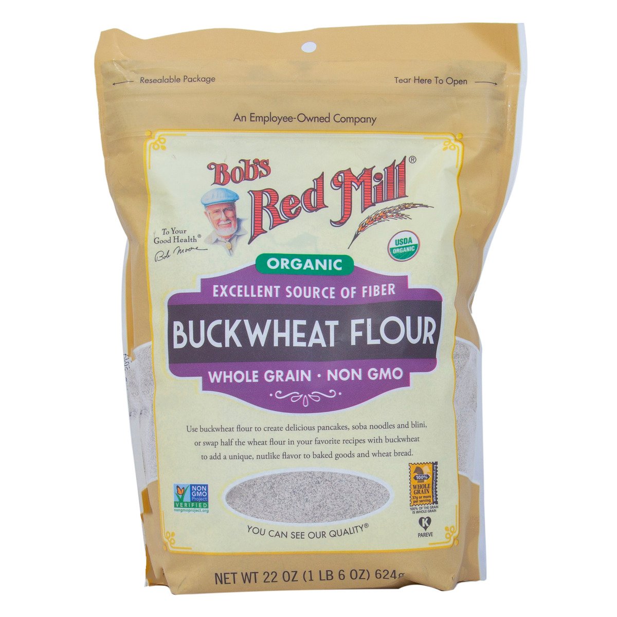 Bob's Red Mill Organic Buckwheat Flour 624 g