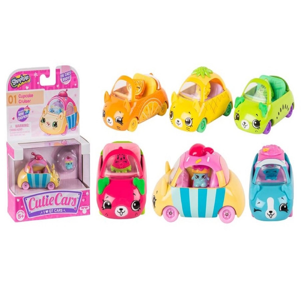 Cutie Cars Shopkins Pack Assorted 1Pc 57100