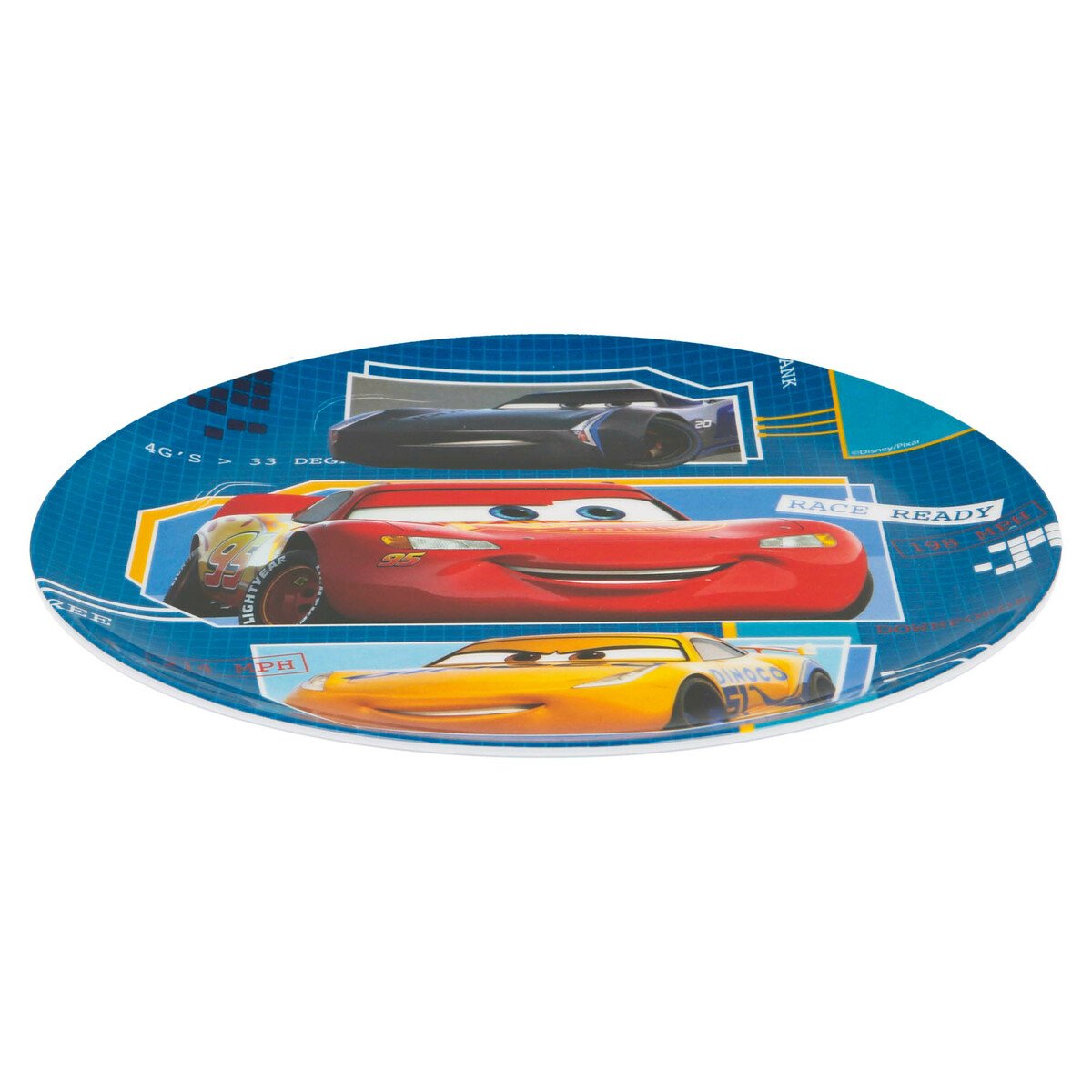 Cars Melamine Plate Without Rim 18758