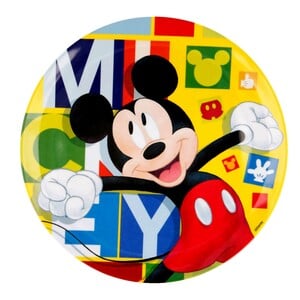 Mickey Mouse Melamine Plate Without Rim 44258