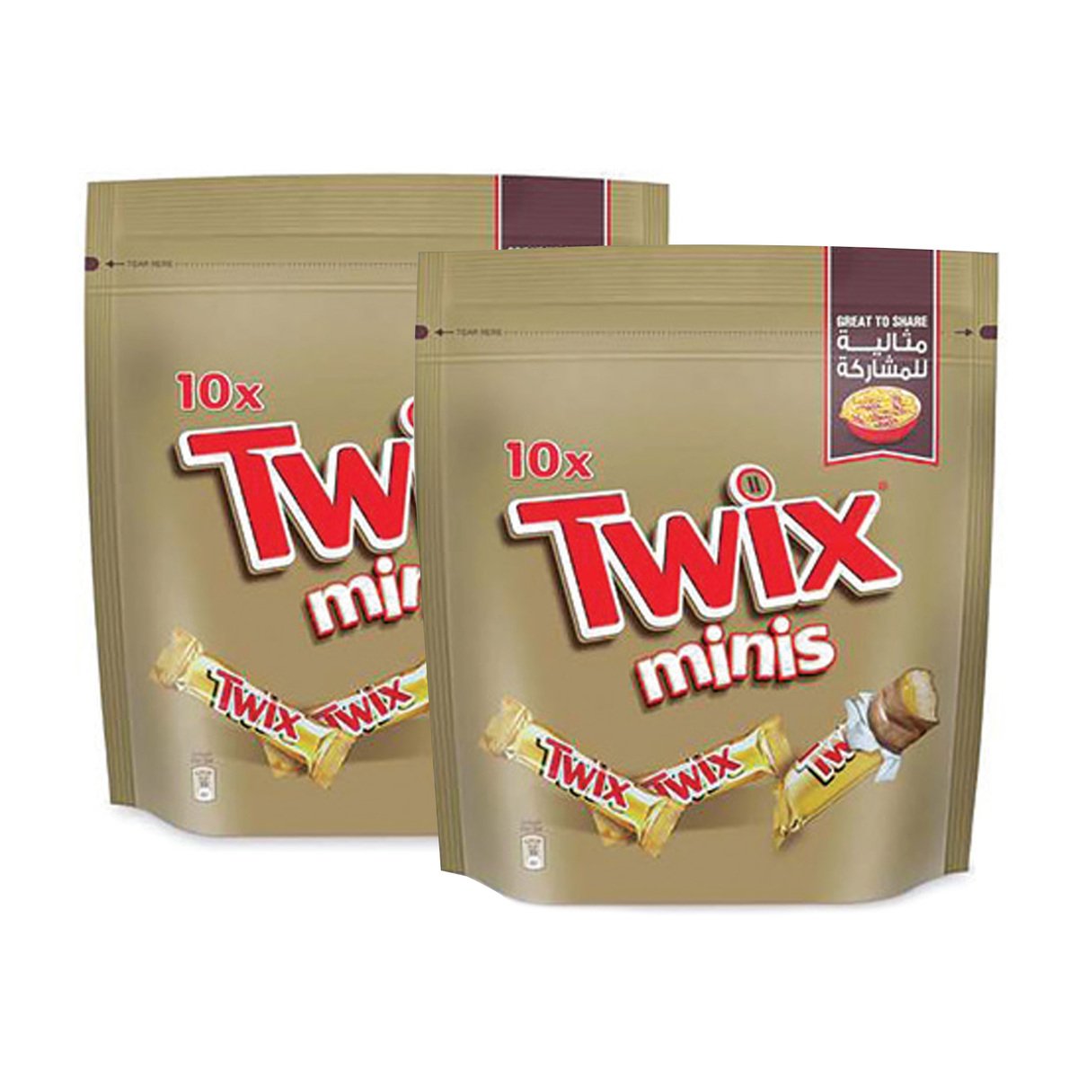 Twix Minis Chocolate Bar 2 x 200g