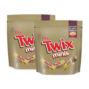 Buy Twix Minis Chocolate Bar 2 x 200 g Online at Best Price | Chocolate Bags | Lulu Kuwait in UAE