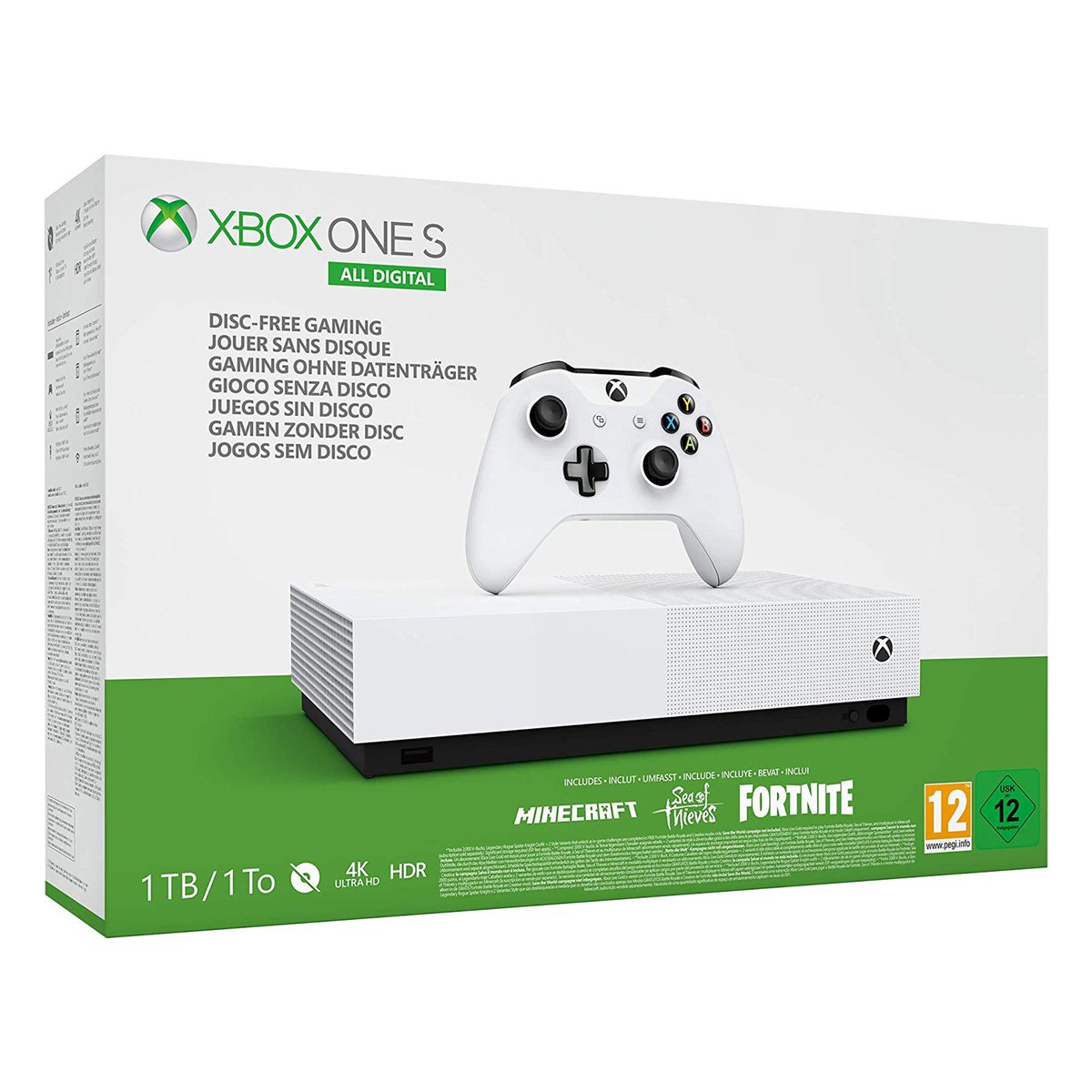 Xbox One S 1TB All-Digital Edition Bundle