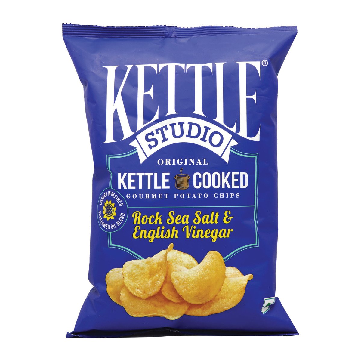 Kettle Studio Chips Rock Sea Salt & English Vinegar 125g