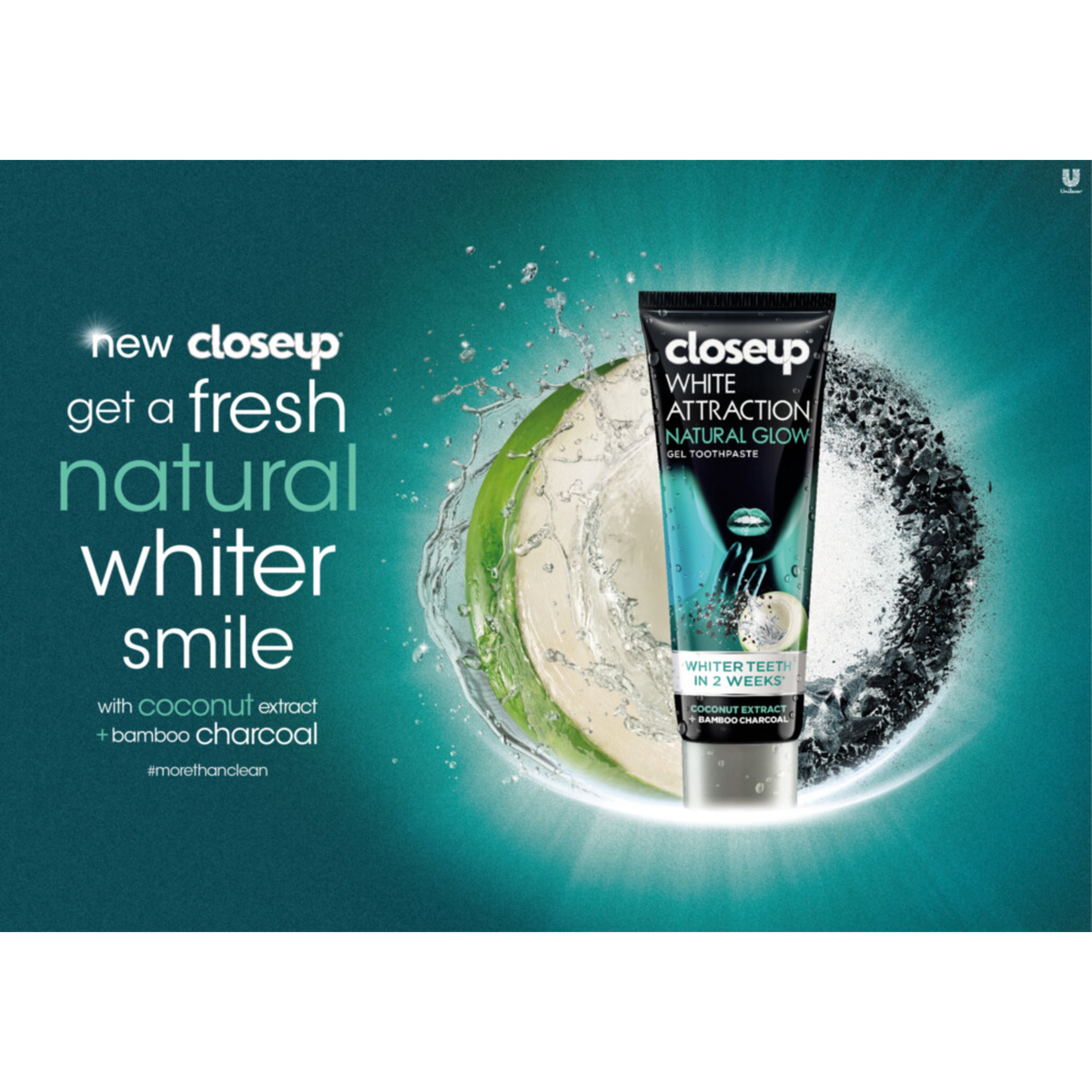 Closeup White Attraction Toothpaste Coconut Extract & Bamboo Charcoal 75ml