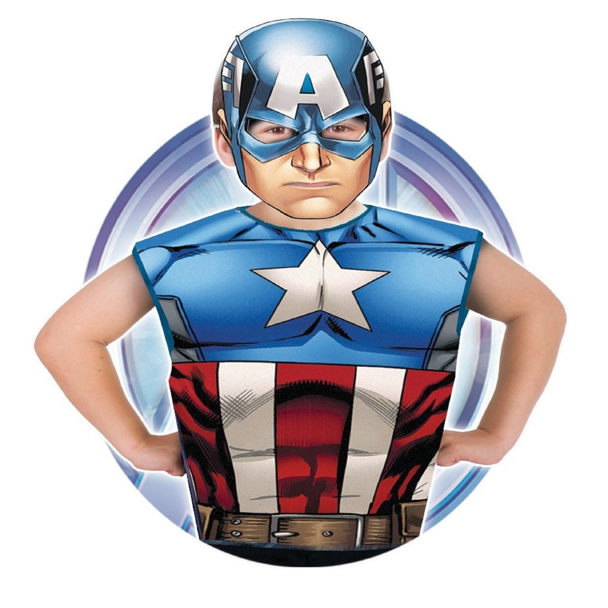 Avengers Captian America Party Costume 620969 Size 3-6Y