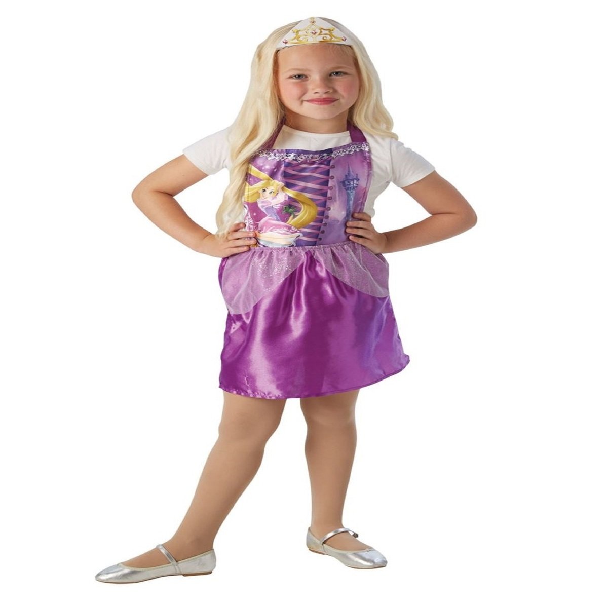 Disney Rapunzel Party Costume (Pinafore & Tiara) 34168 Size 3-6Y