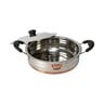 Chefline Stainless Steel Uruli With Lid 28cm IND