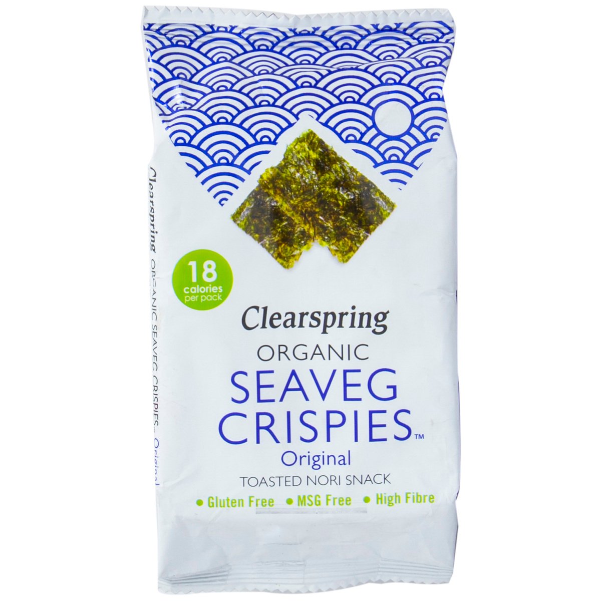 Clearspring Organic Seaveg Crispies Snack 4 g