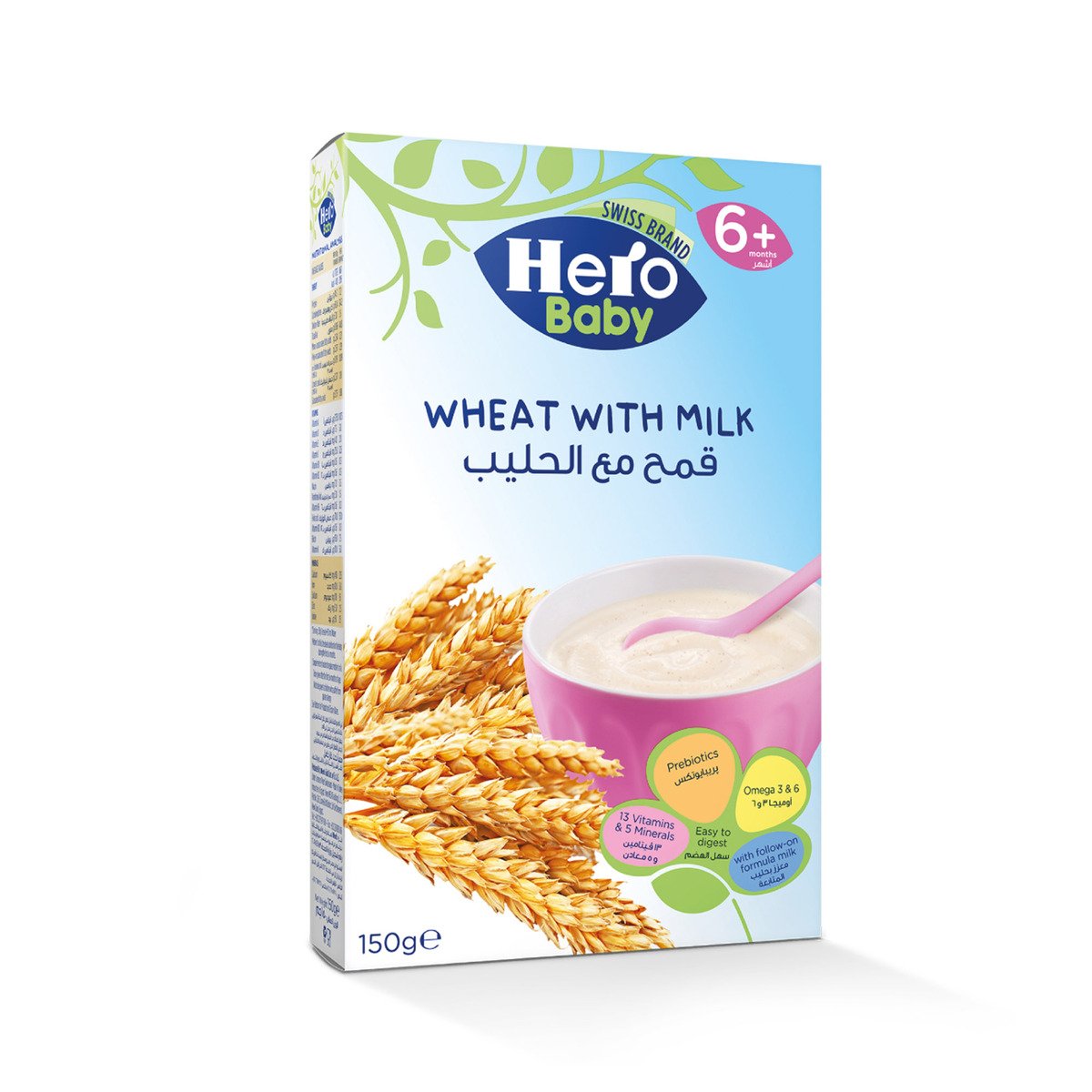 Hero Baby Wheat With Milk From 6 Months 150 g
