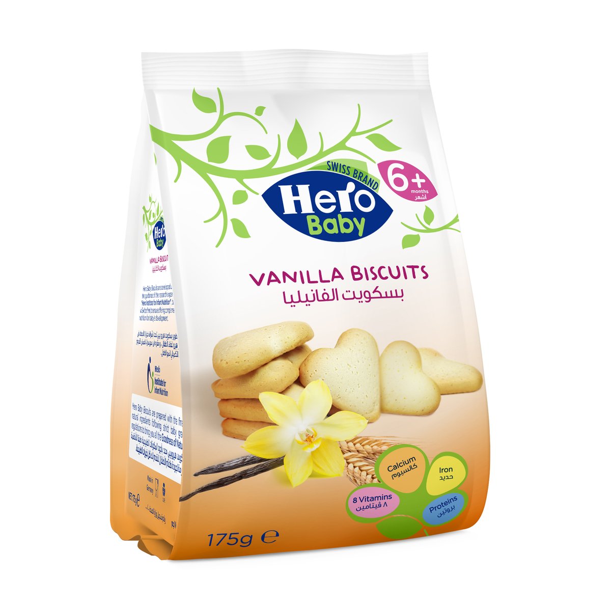 Hero Baby Vanilla Biscuits From 6 Months 175g