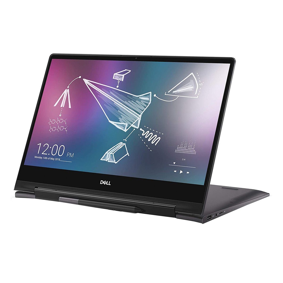 Dell Inspiron 13 (7391-INS-1325) Convertible Touch Laptop,Core i7  ,16GBRAM, 1TBSSD,Intel(R) UHD Graphics,Windows 10,13.3inch FHD ,Black