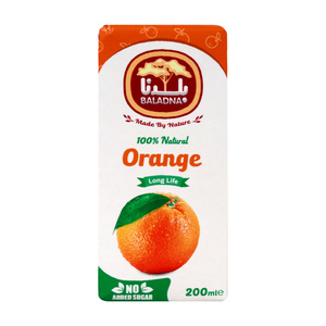 بلدنا عصير برتقال 200مل