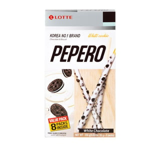 Lotte Pepero White Chocolate 256g