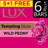 Lux Tempting Musk Wild Peony & Ylang Ylang Oil Bar Soap 170 g 5+1