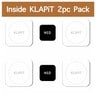 KLAPiT Magnetic Wall Strips For Damage Free Hanging Pictures & Frames 94WWB2P 2pcs