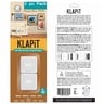 KLAPiT Magnetic Wall Strips For Damage Free Hanging Pictures & Frames 94WWB2P 2pcs