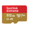 SanDisk 512GB Extreme UHS-I microSDXC Memory Card SDSQXA1
