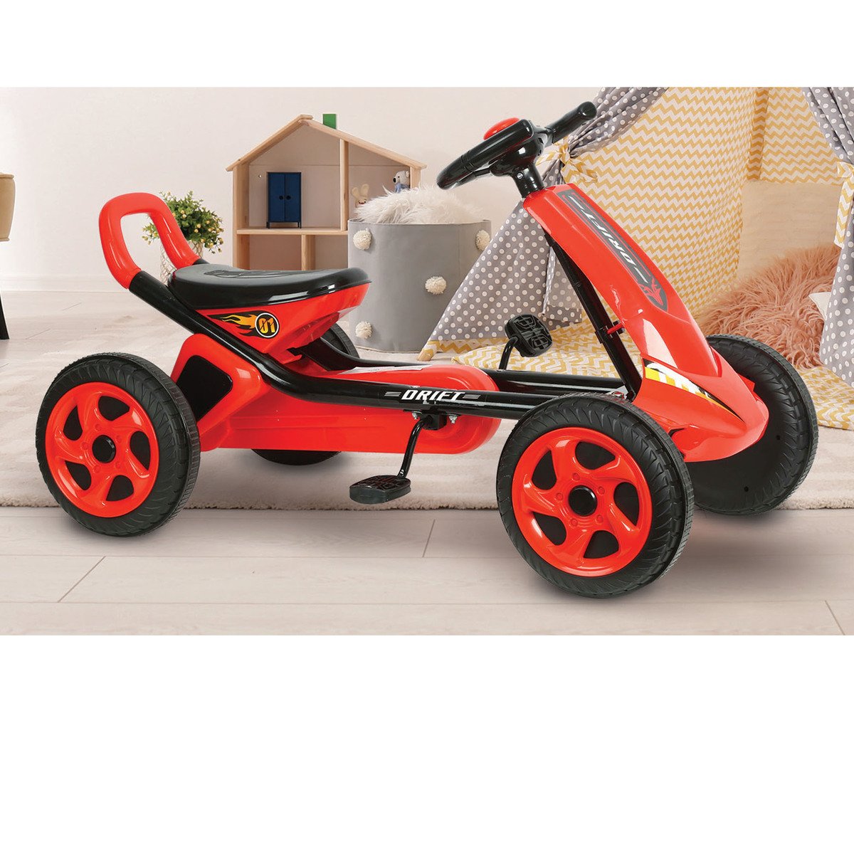 Skid Fusion Kids Baby Pedal Car E-01 Color Assorted