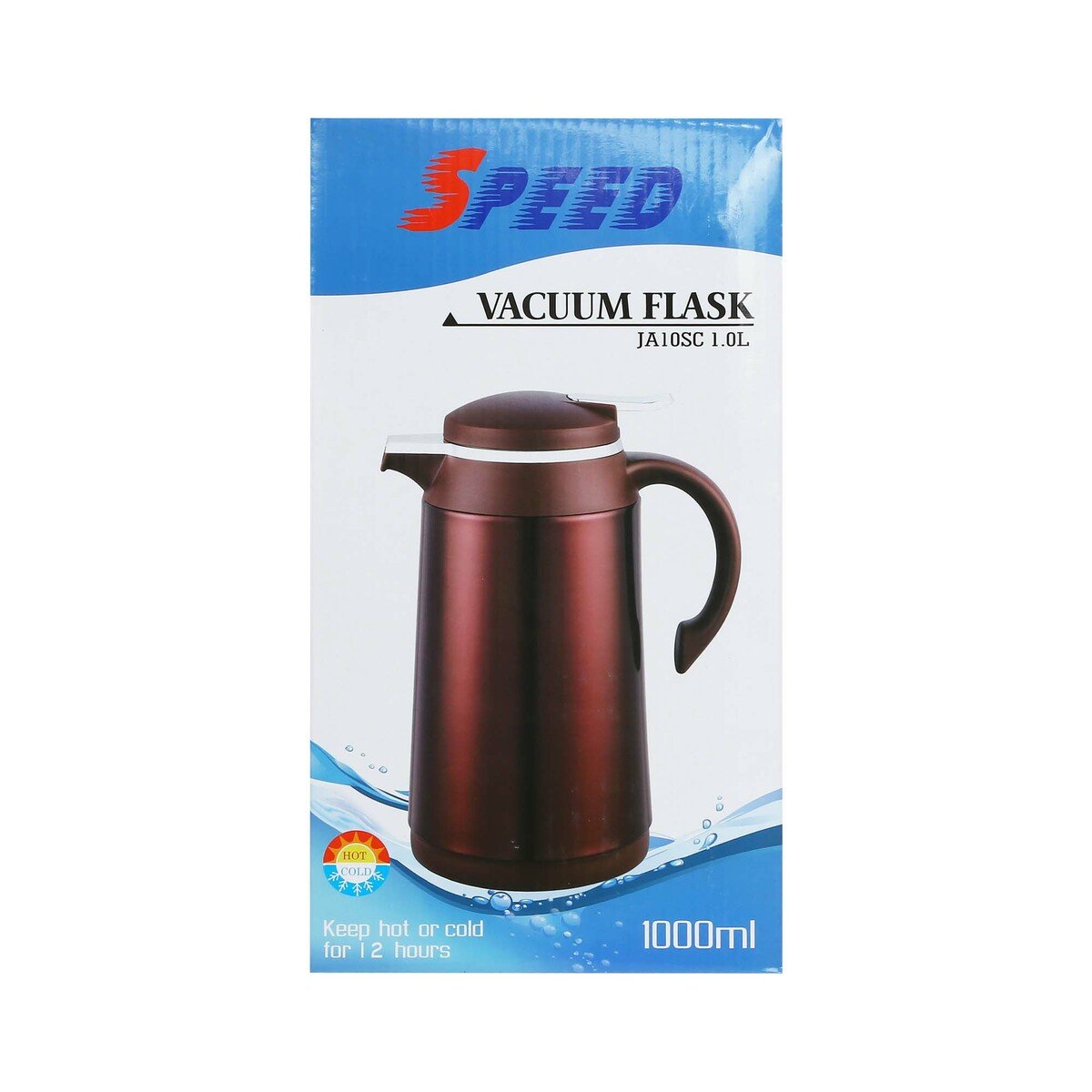 Speed Stainless Steel Vacuum Flask 1Ltr  JA10SC/G Assorted Colors