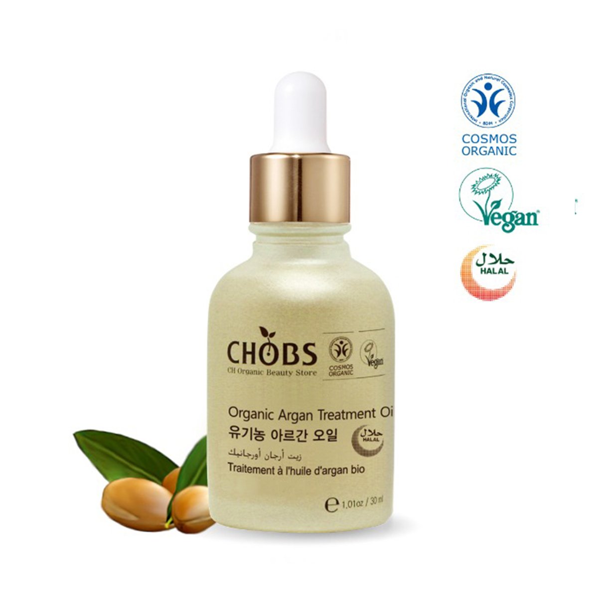 Chobs Organic Argan Treatment Oil 30ml