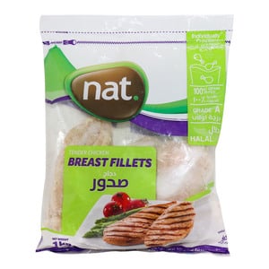 Nat Tender Chicken Breast Fillets IQF 1kg