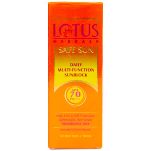 Lotus Safe Sun SPF 70 Daily Multi-Function Sunblock 60g