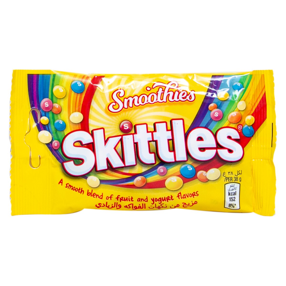 Buy Skittles Smoothies Fruit And Yogurt Flavoured Chocolate 38 g Online at Best Price | Kids Chocolate | Lulu KSA in Kuwait
