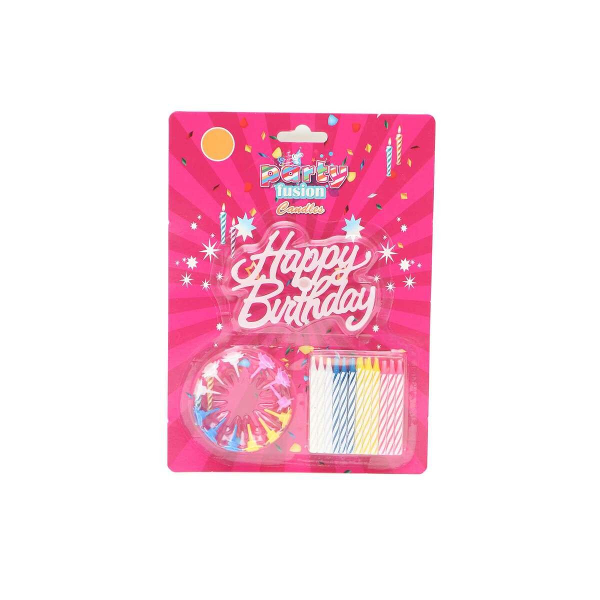 Party Fusion Birthday Candles 24's