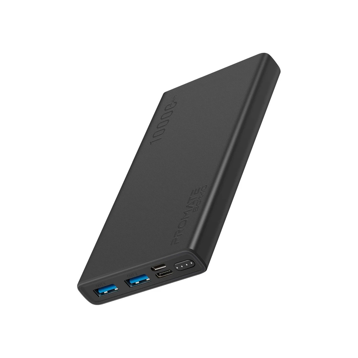 whisky acción Disciplinario Promate Compact Smart Charging Power Bank with Dual USB Output 10000mAh  BOLT-10 Online at Best Price | Power Banks | Lulu UAE