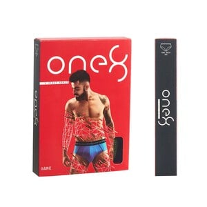 One 8 Men's Core Brief Black Color 202, Extra Large