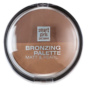 Smart Girls Get More Bronzing Powder Duo For Face And Body 02 Sandy Gold 1pc