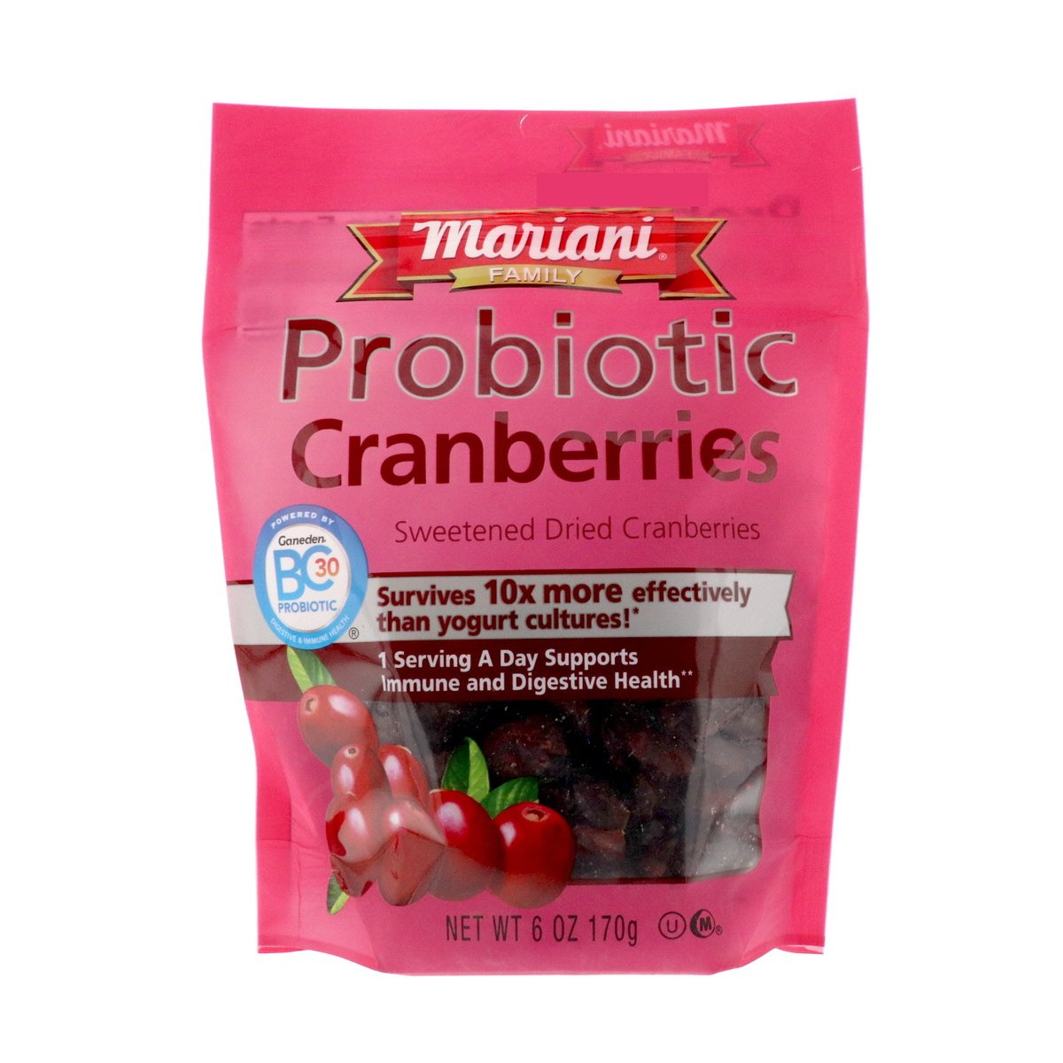 Mariani Probiotic Cranberries 170 g