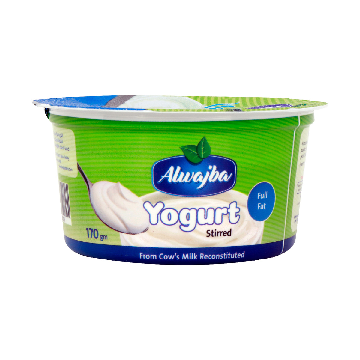 Al Wajba Stirred Yogurt Plain Full Fat 170g