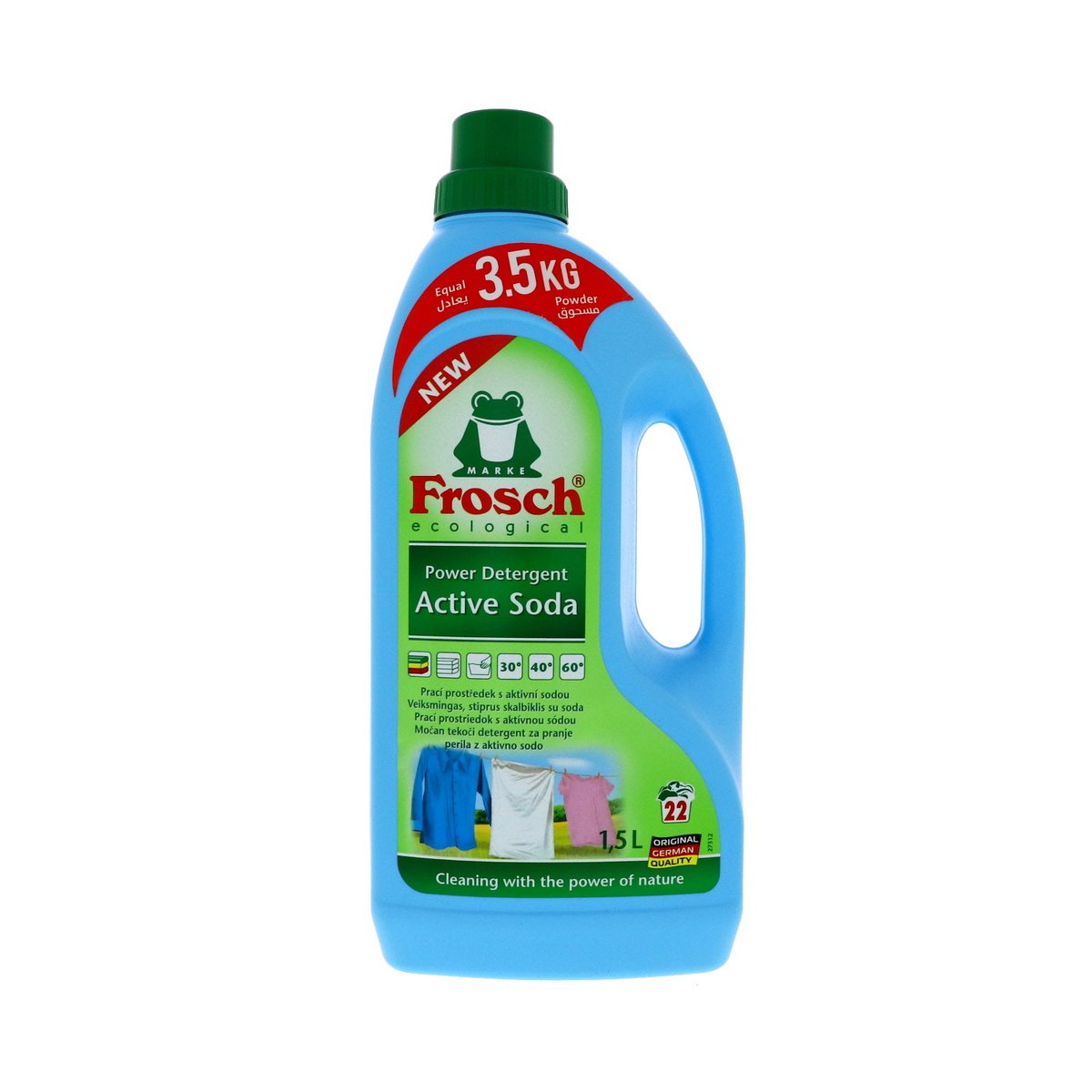 Frosch Power Detergent Active Soda 1.5Litre