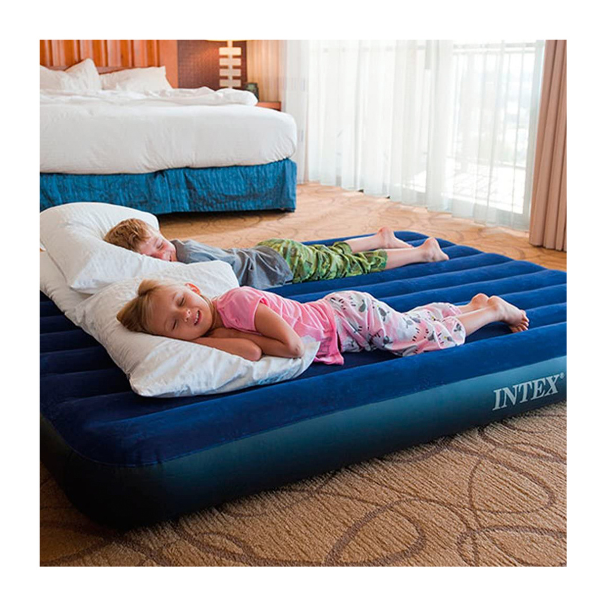 Intex Classic Downy Airbed Queen 152x203x23cm 64759