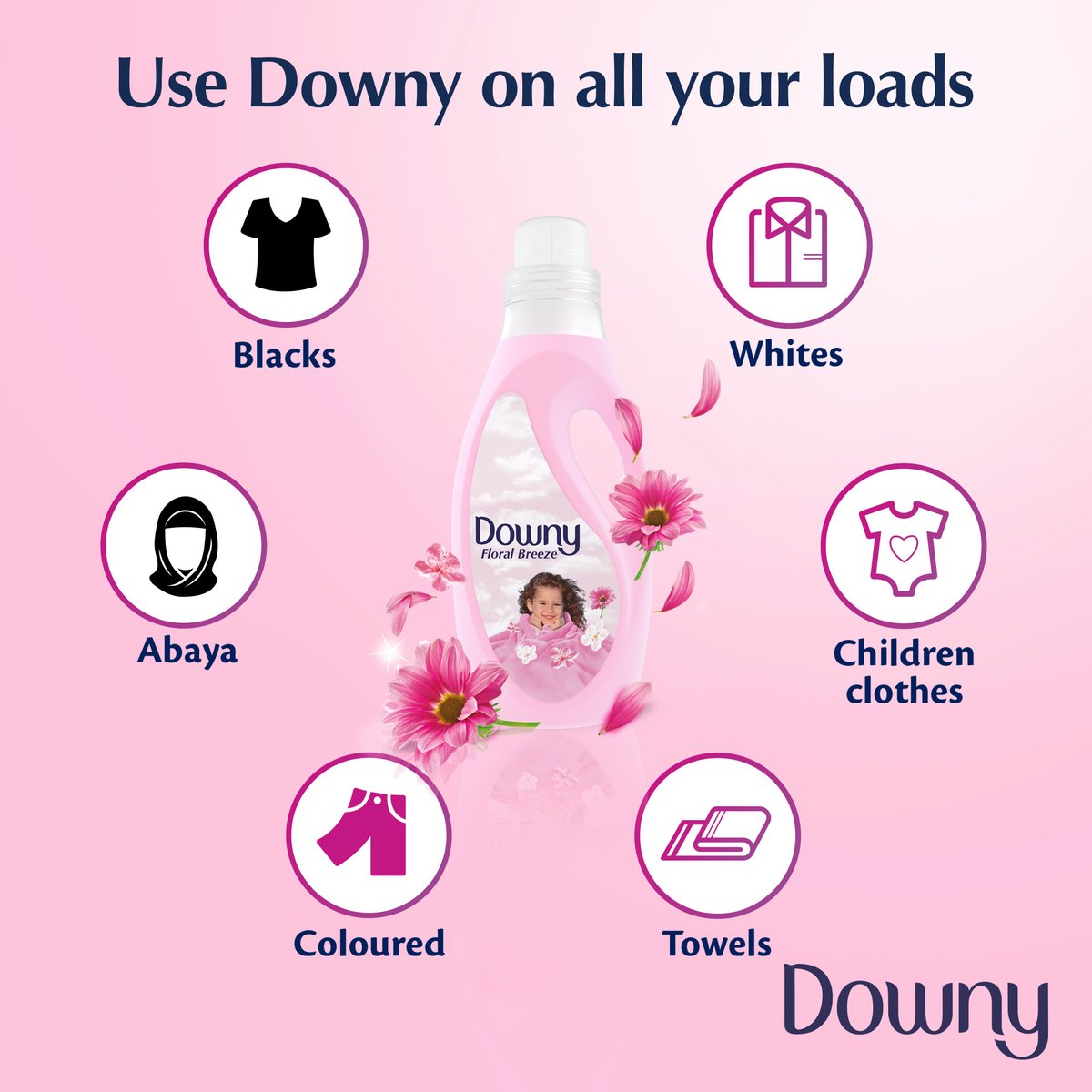 Downy Regular Fabric Softener Floral Breeze Value Pack 3Litre