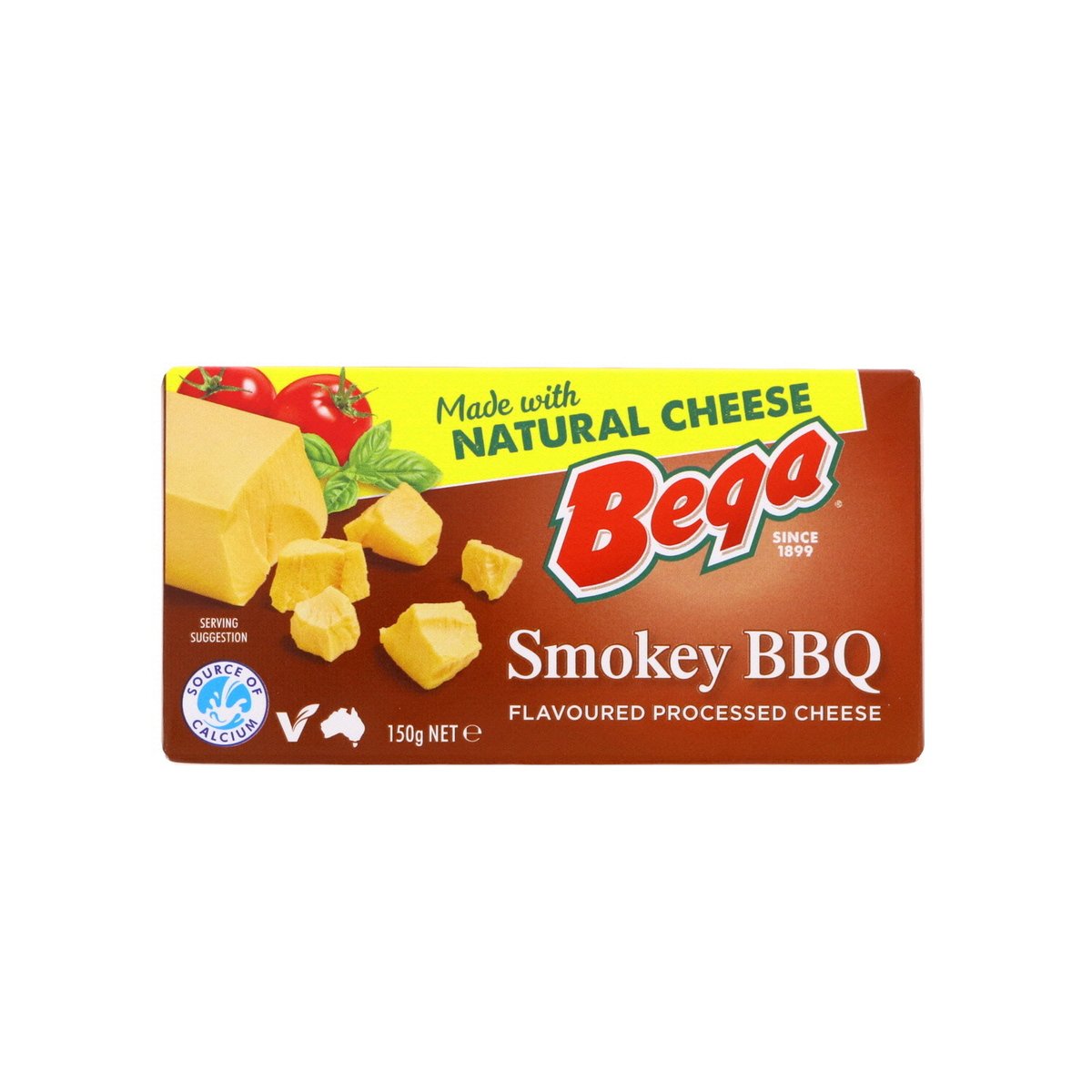 Bega Natural Cheese Smokey BBQ 150 g