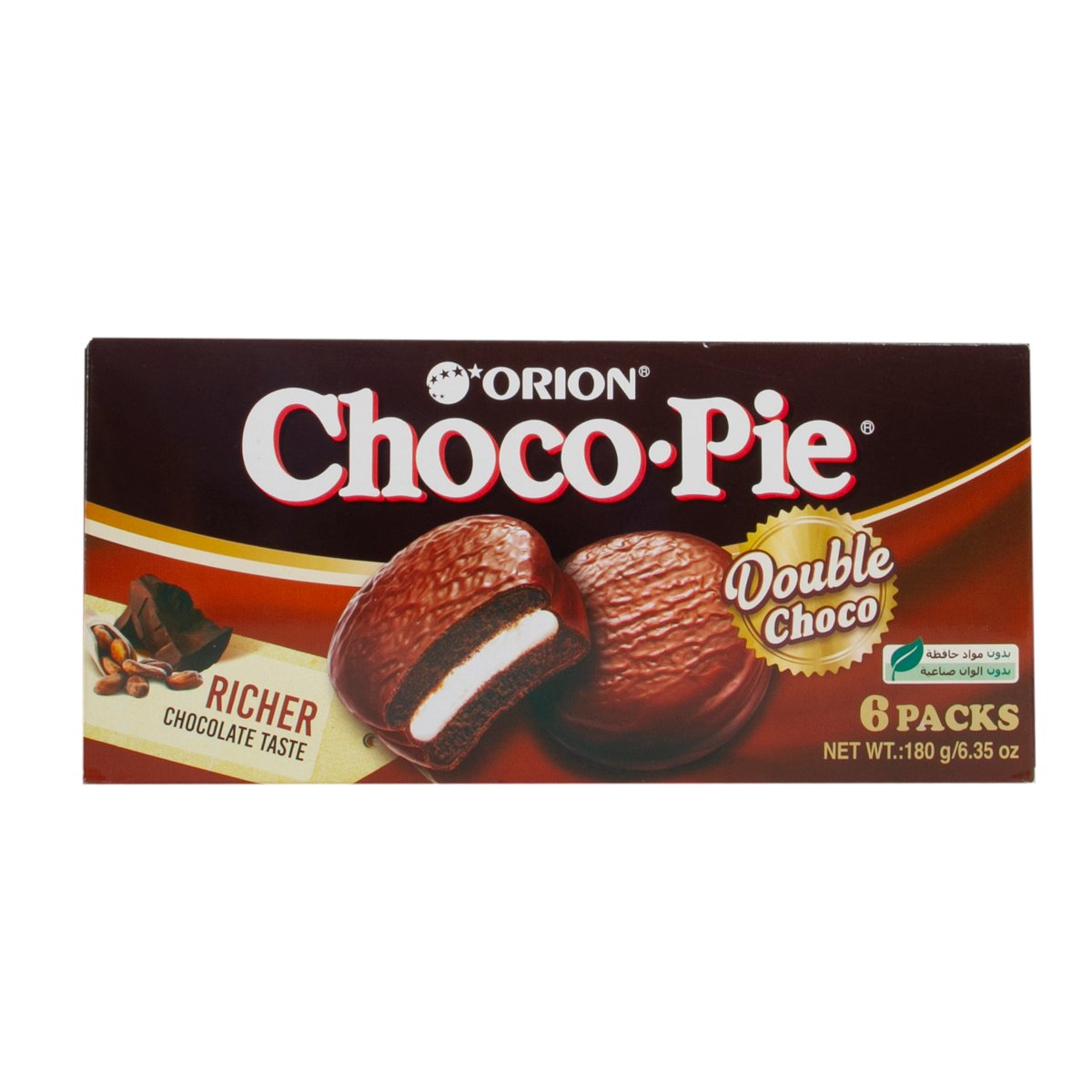 Orion Choco-Pie Double choco, 180 g