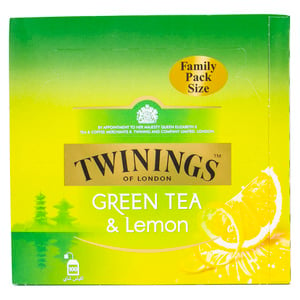 تويننجز شاي اخضر بالليمون 100 حبة
